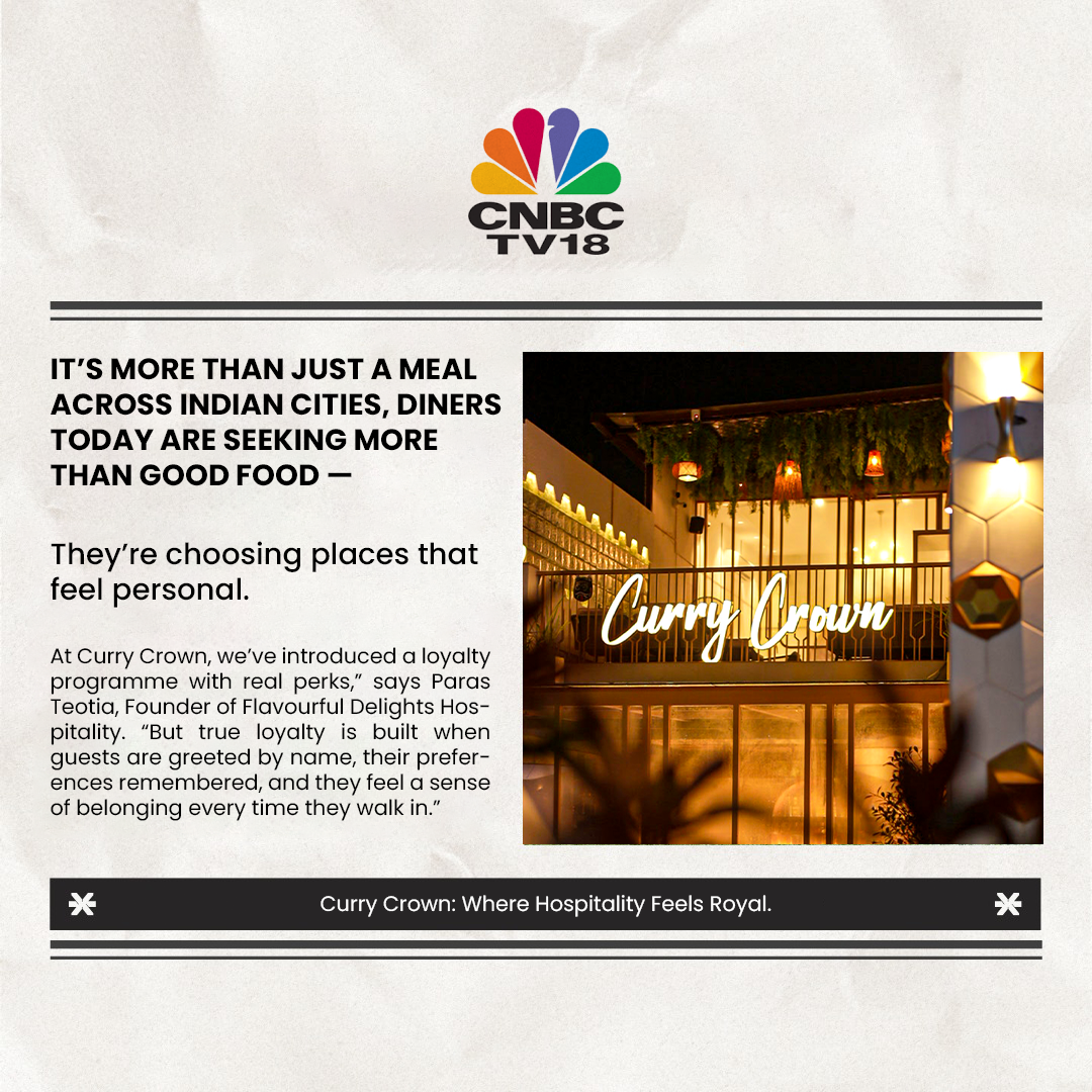 Currycrown Facebook ad: Love good food and great ambience?
