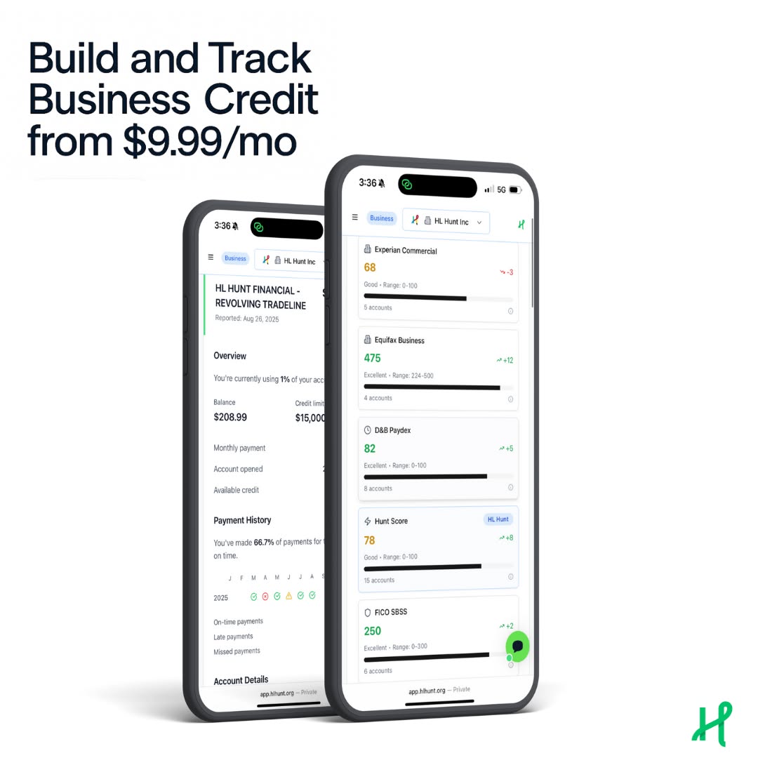 HL Hunt Financial Facebook ad