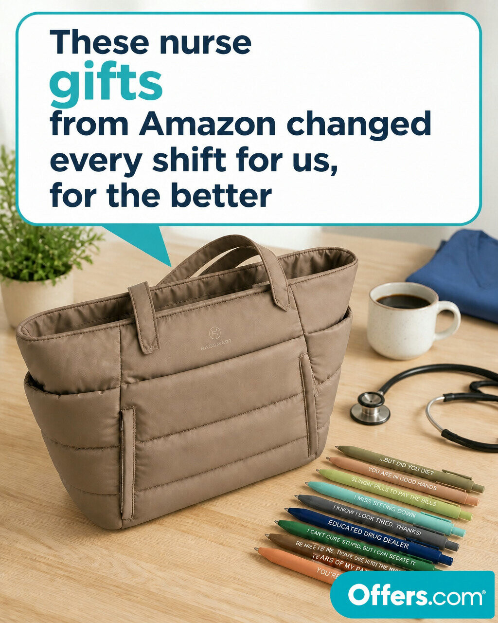 Offers.com Facebook ad: Small pens that made hard shifts easier