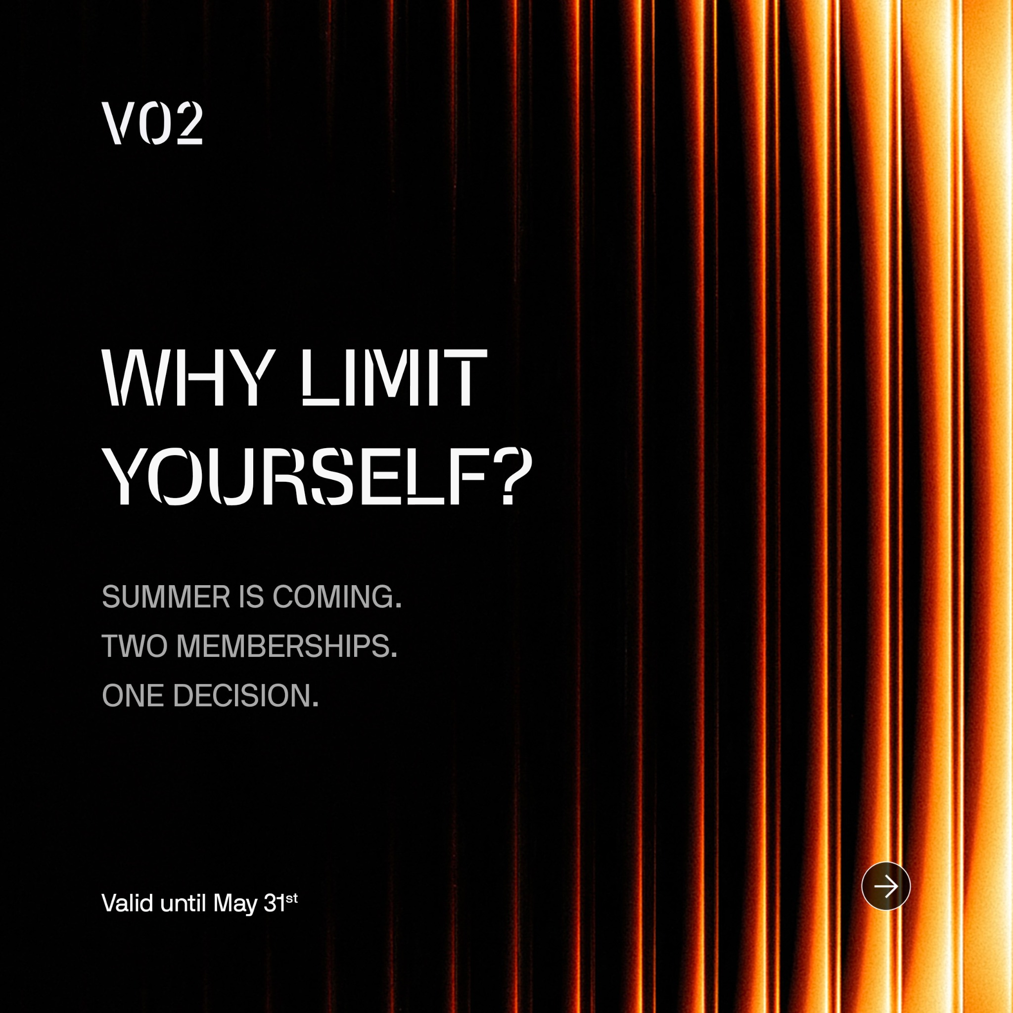 VO2Gym Facebook ad