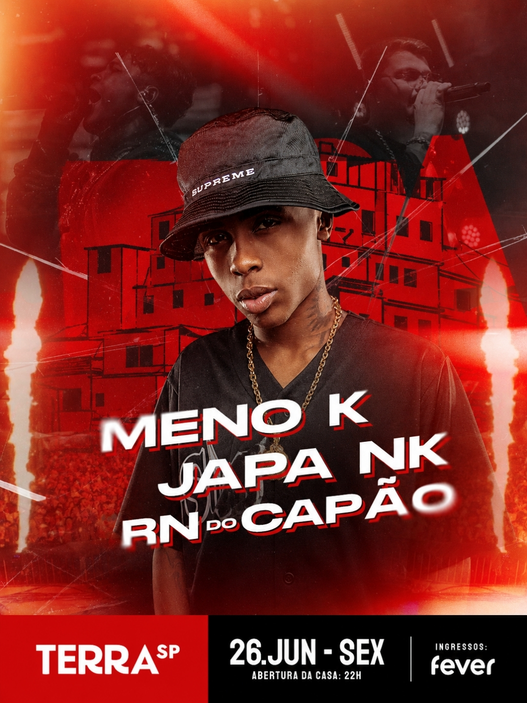 Terra SP Facebook ad: Show do Meno K, Japa NK e RN do Capão no Terra SP - São…