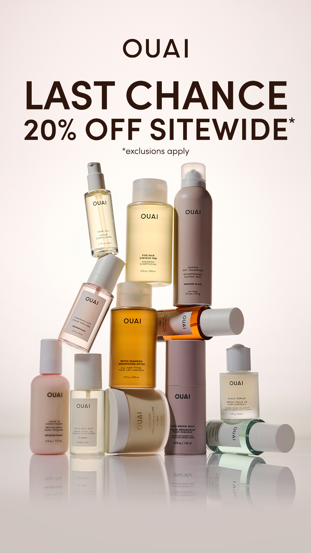 OUAI Facebook ad