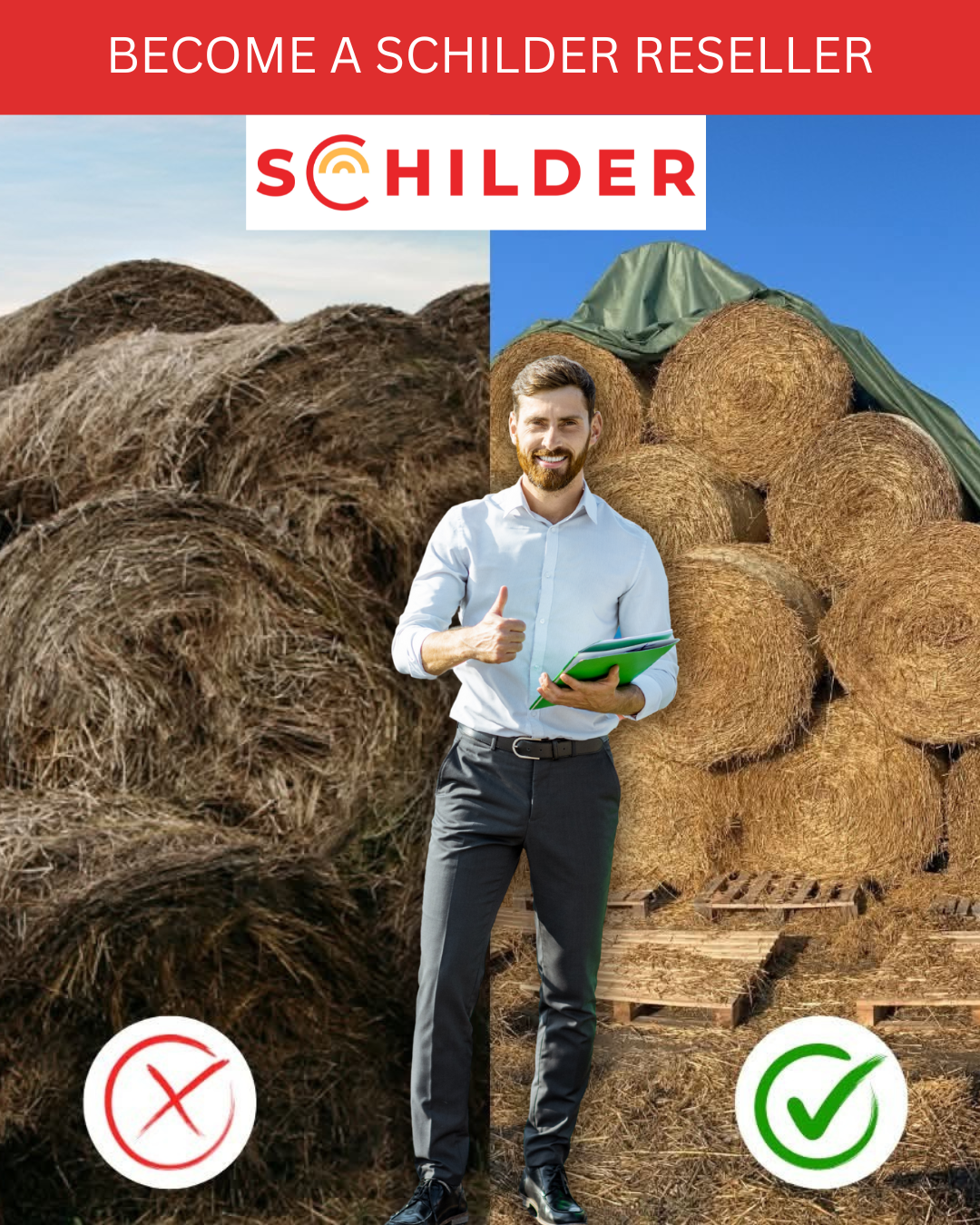 Schilder Facebook ad: Be our distributor partner.