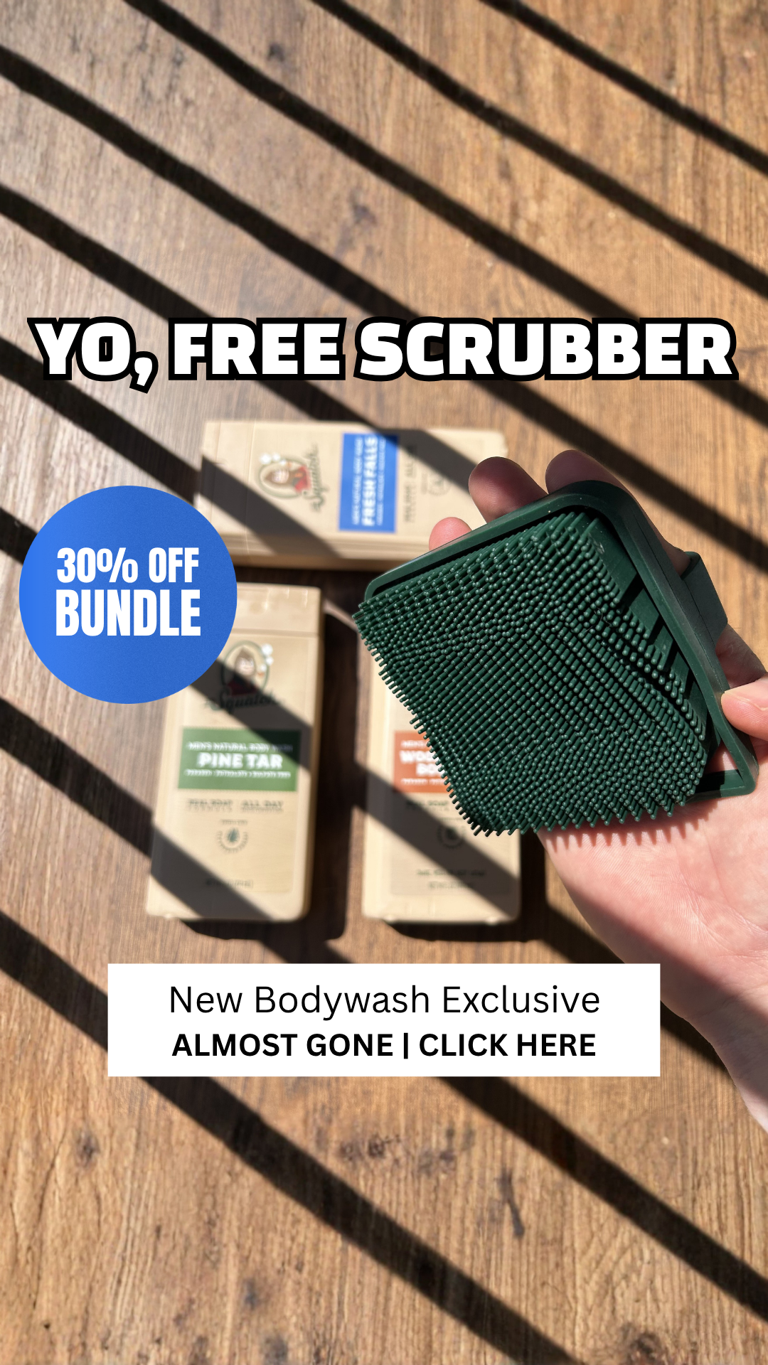 Dr. Squatch Facebook ad