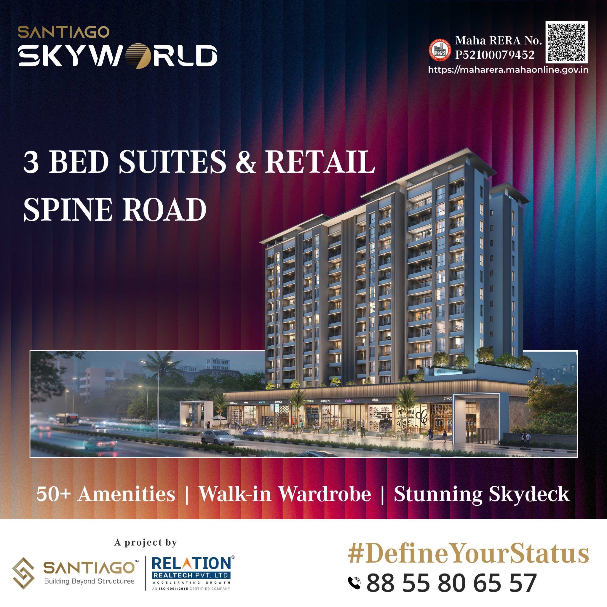 3 BHK Spine Road, PCMC New Launch Facebook ad