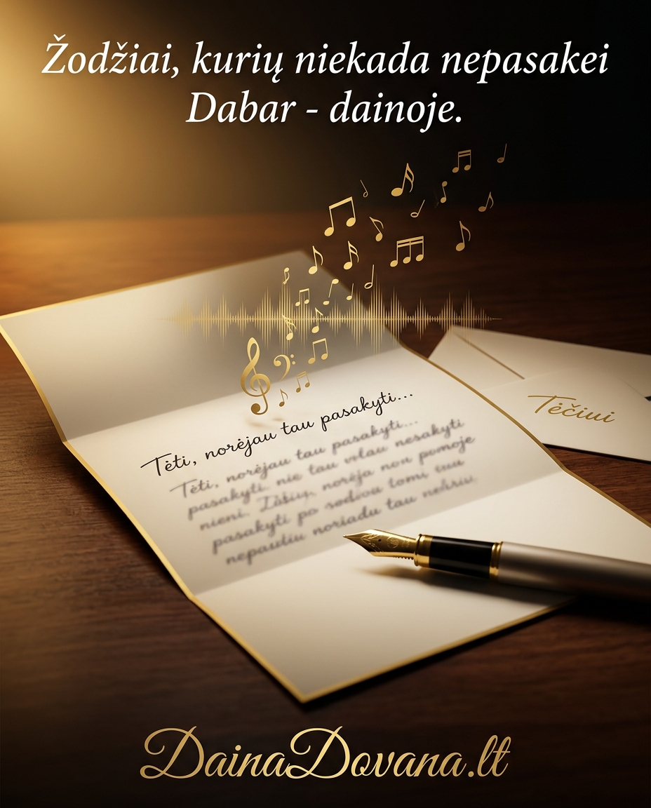 DainaDovana Facebook ad: DainaDovana.lt - Personalizuotos dainos ypatingoms progoms