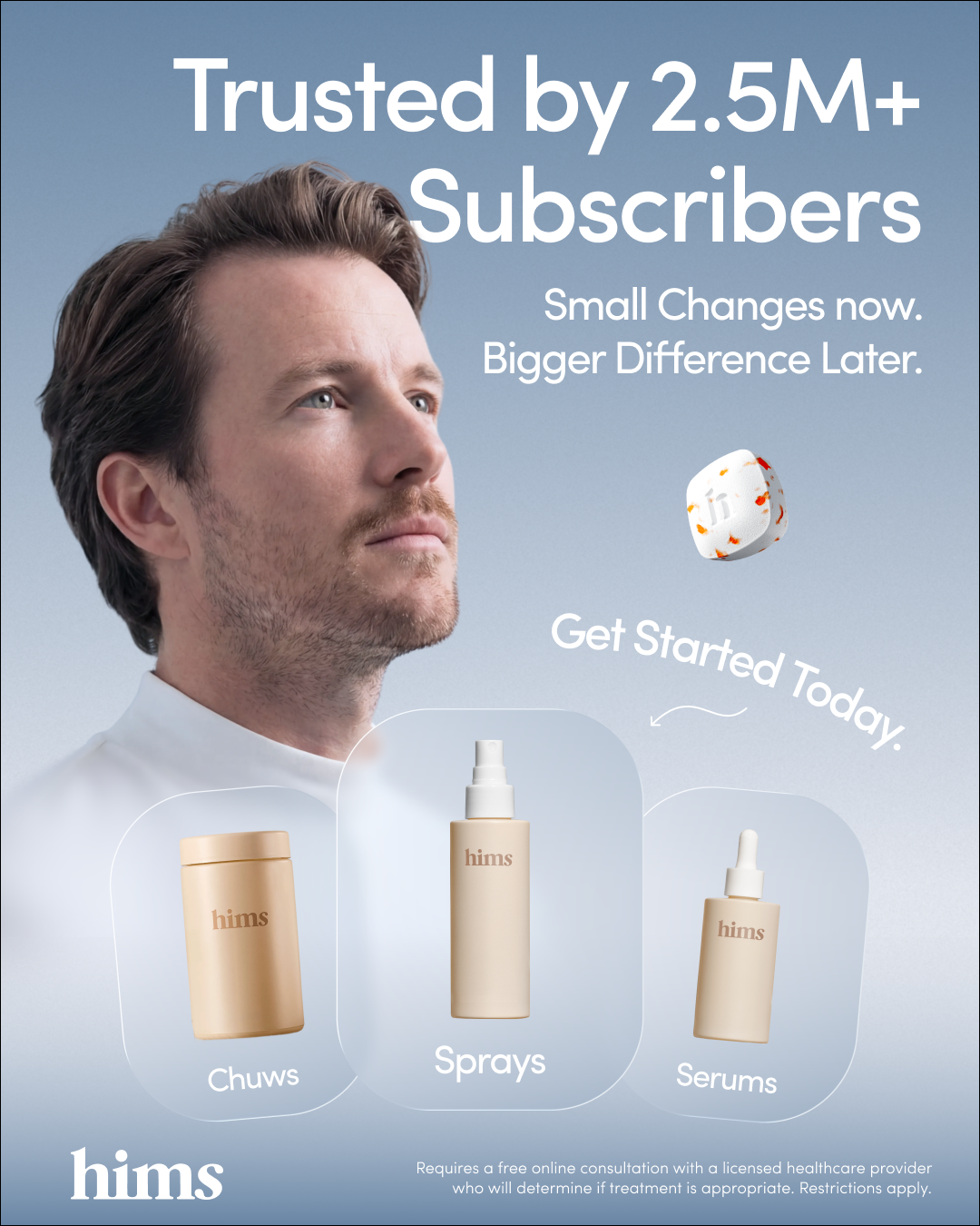 hims Facebook ad