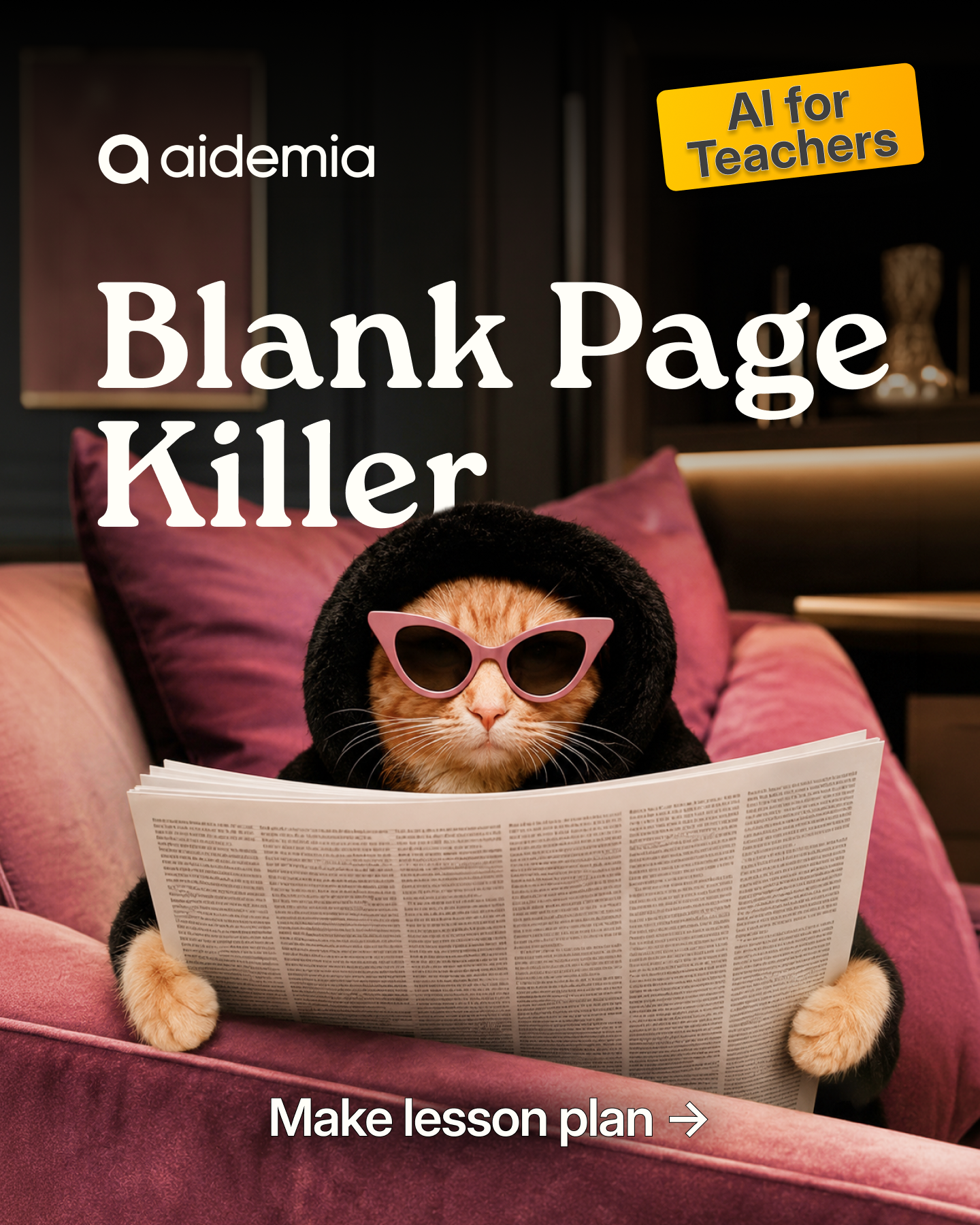 Teacher News Facebook ad