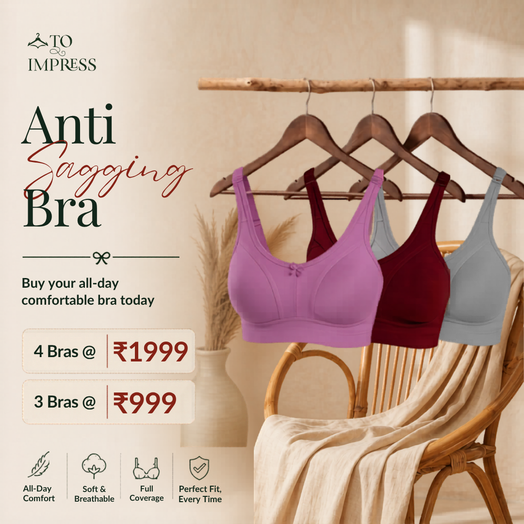 To Impress Facebook ad: Anti- Sagging Combo at just Rs.1199