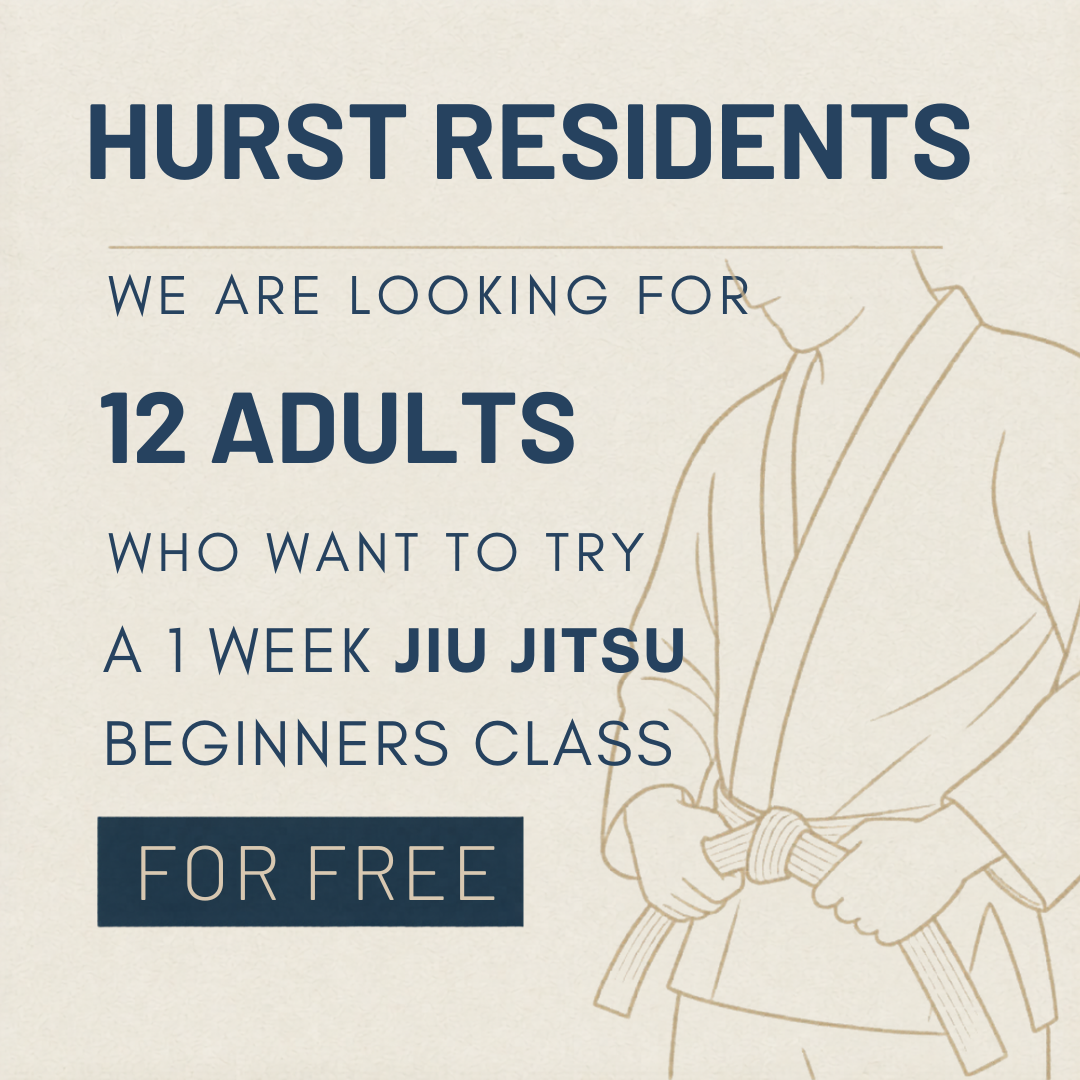 JJ Machado DFW Brazilian Jiu Jitsu Facebook ad: 7-DAY FREE Trial PASS for ADULTS