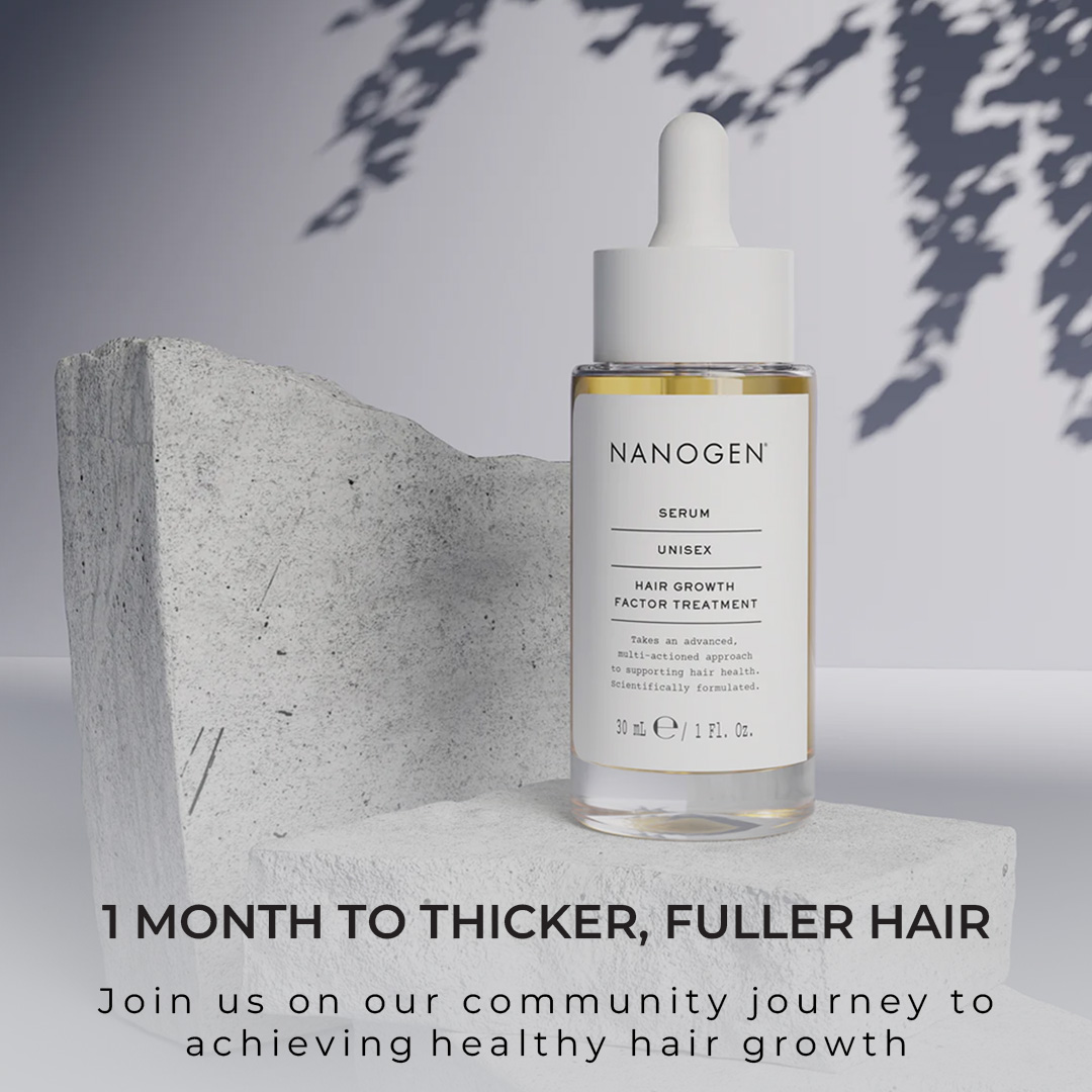 Nanogen - The Science of Thicker Hair Facebook ad