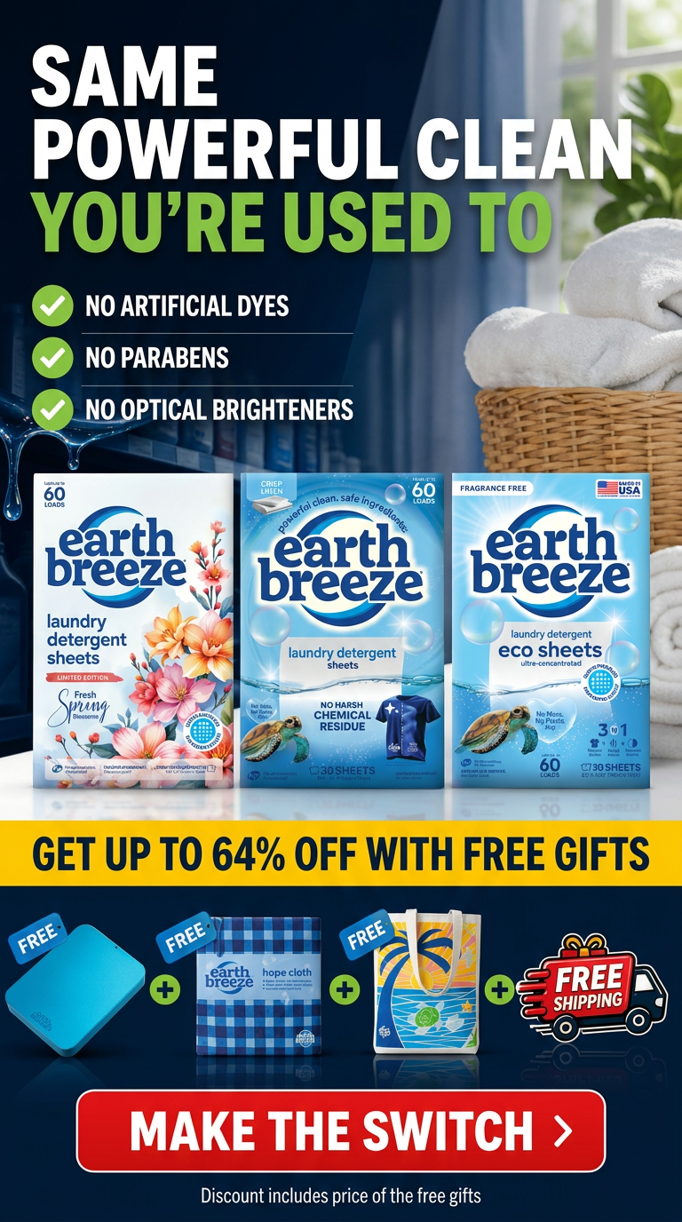 Earth Breeze Facebook ad