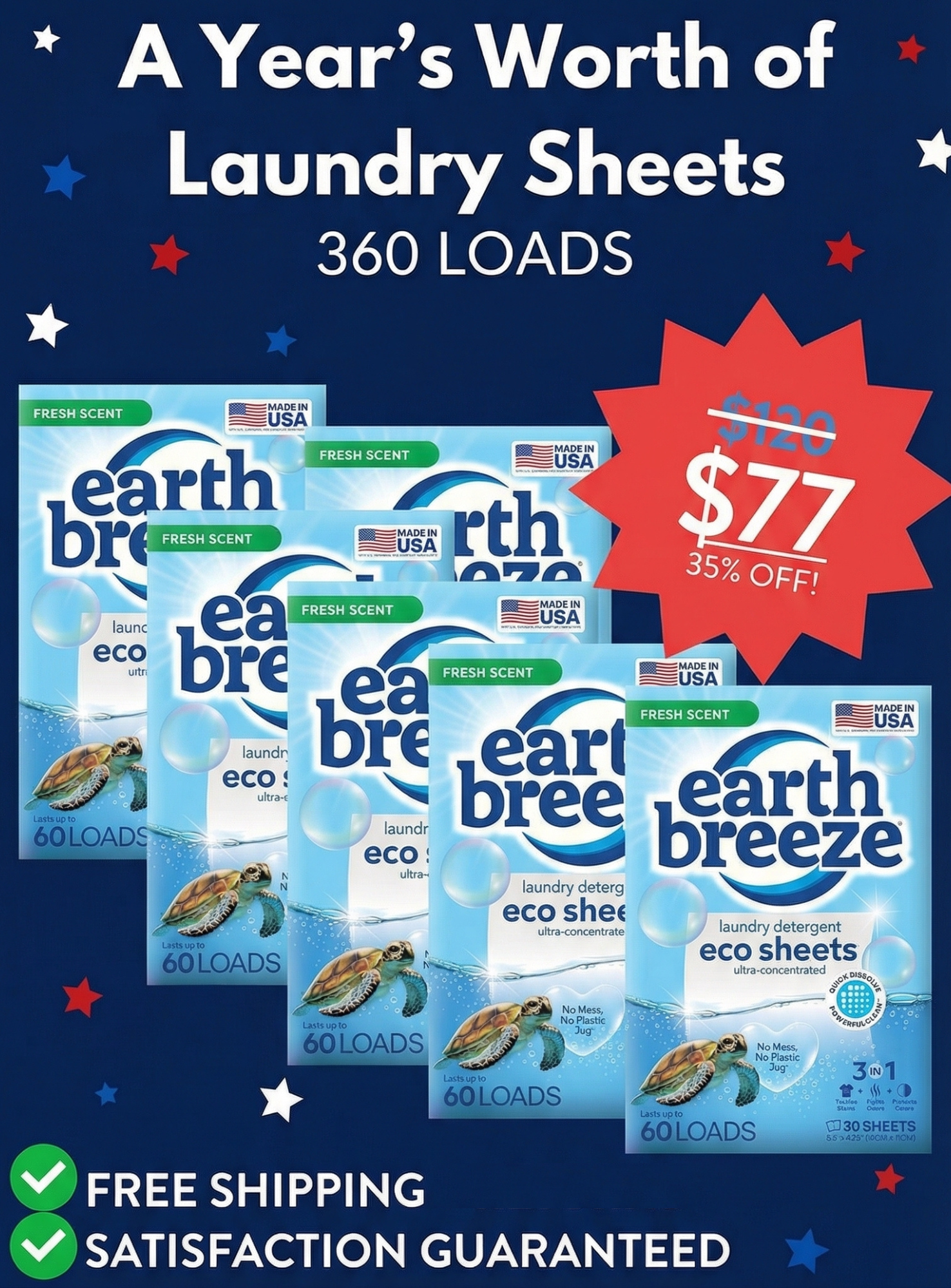 Earth Breeze Facebook ad