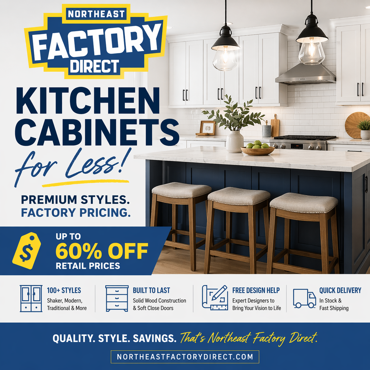 Northeast Factory Direct Facebook ad