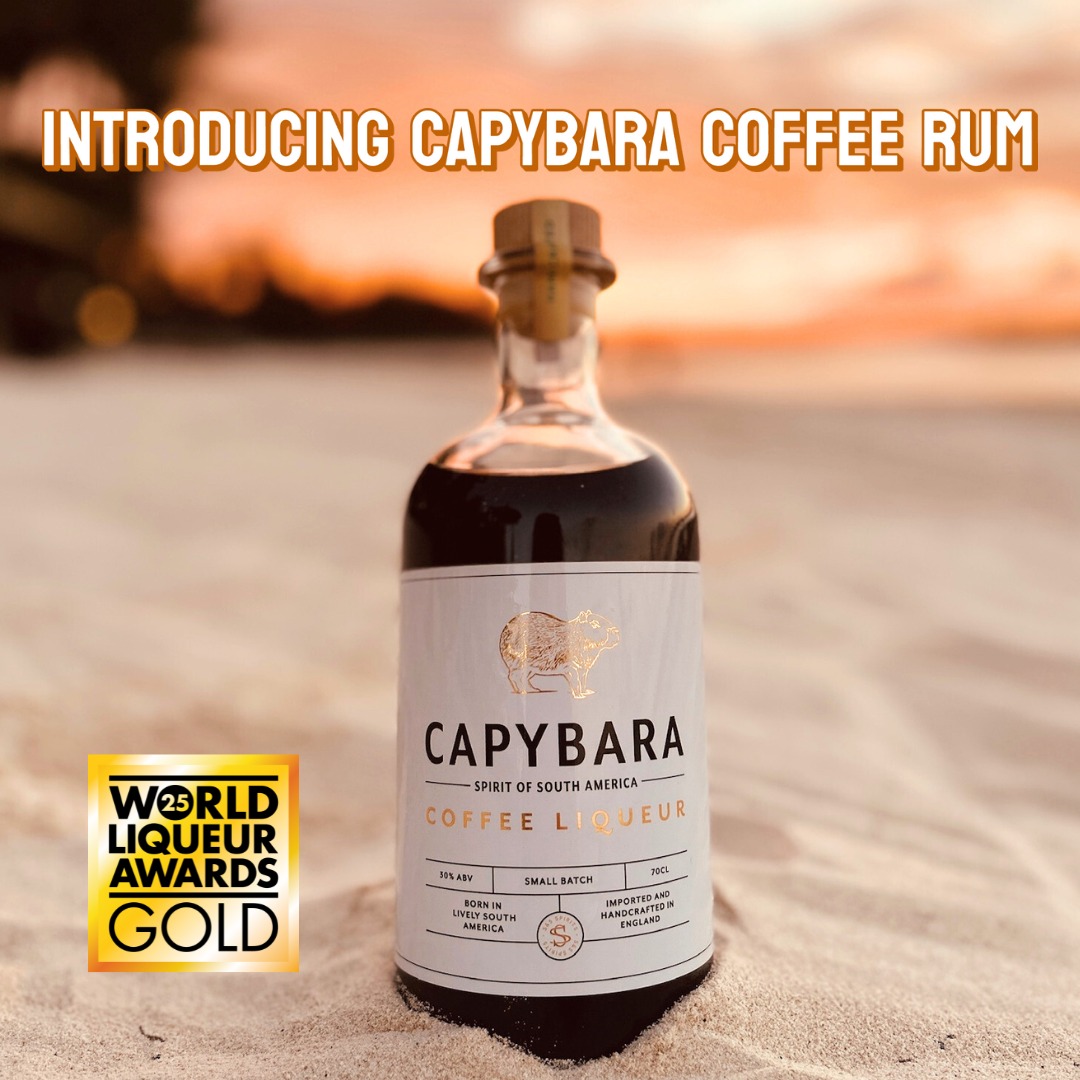 capybararum Facebook ad: Smooth coffee. Rich rum.