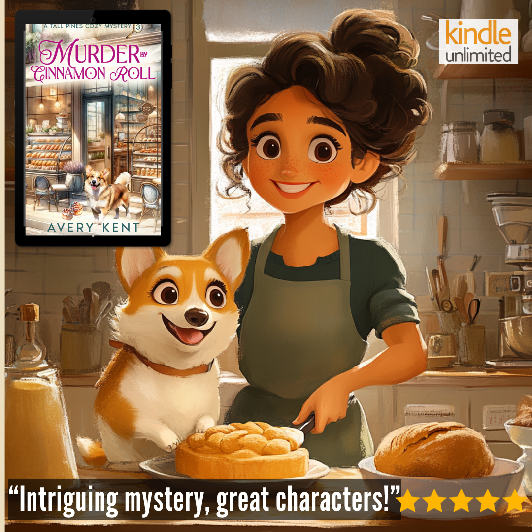 Avery Kent Cozy Mysteries Facebook ad