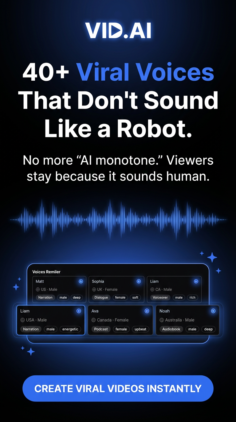 Vid.ai Facebook ad