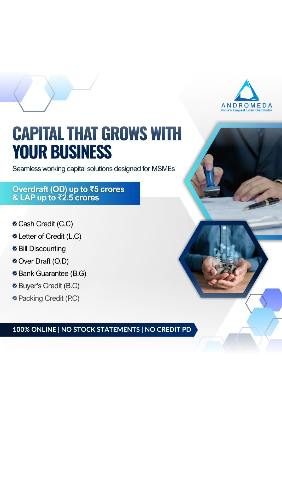 Andromeda Loans Facebook ad from May 23, 2026