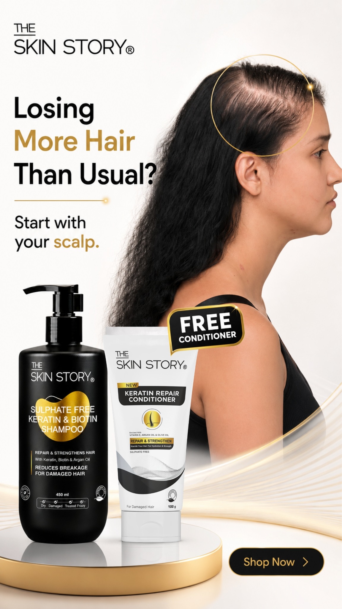 The Skin Story Facebook ad from Jul 13, 2026