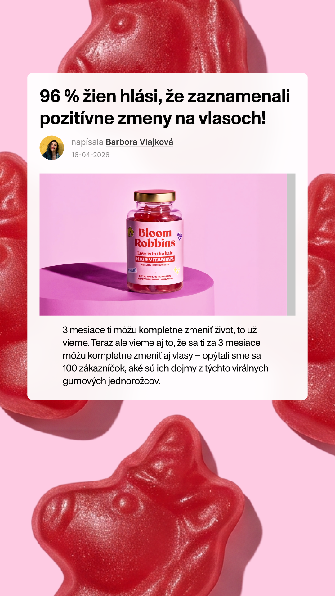 Bloom Robbins SK/CZ Facebook ad