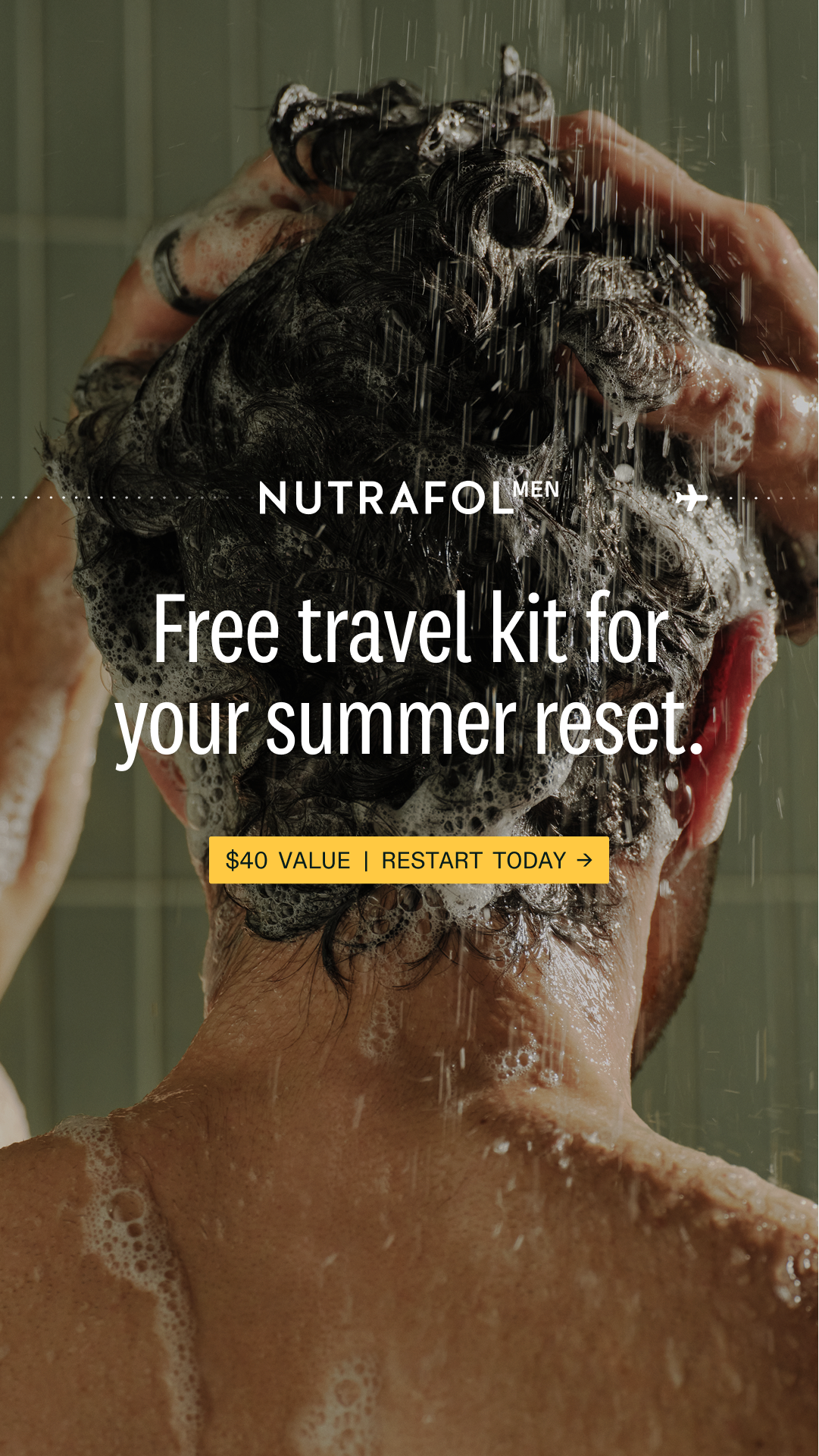 Nutrafol Men Facebook ad