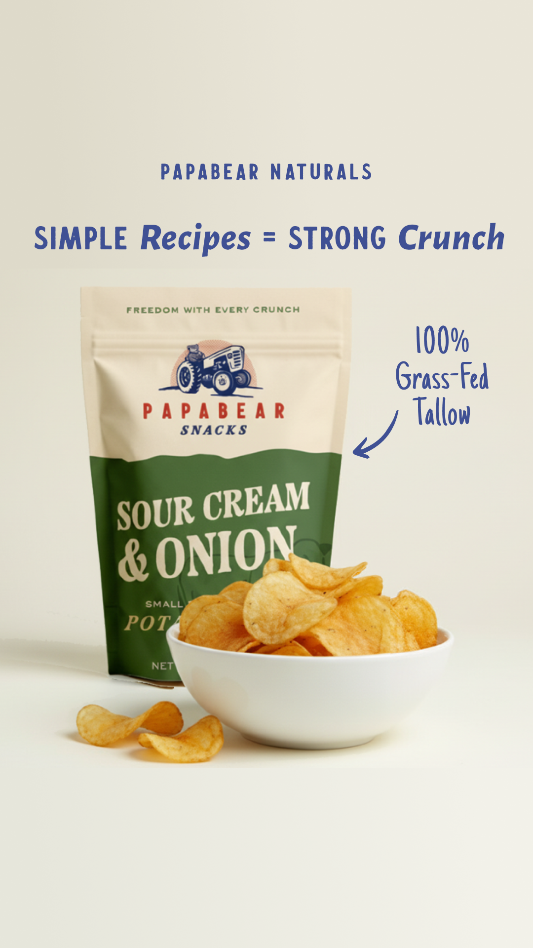 Papabear Naturals Facebook ad