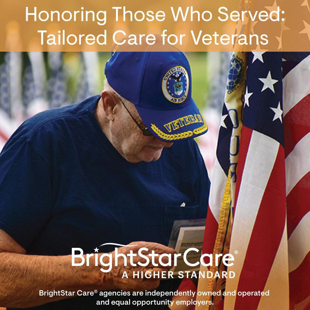 BrightStar Care Facebook ad: Veteran Care That Comes to You