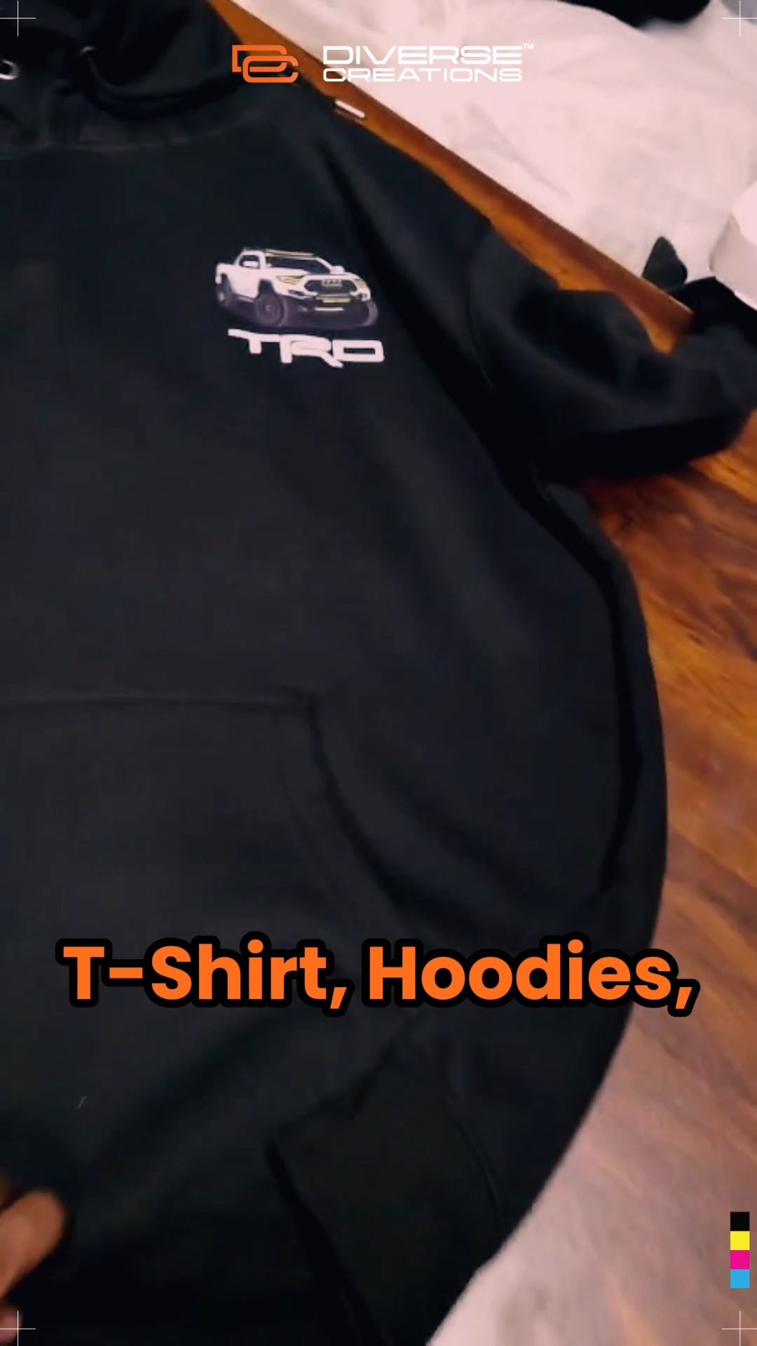 Diversecreations.pk Facebook ad: Looking for customized T-shirts and hoodies in Pakistan?