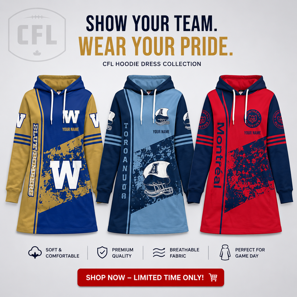 CFL Gifts For Fan Facebook ad