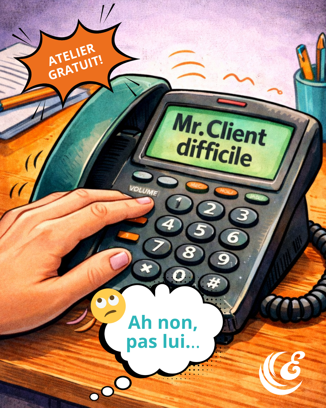 Emma Coaching Ventes et Service Client Facebook ad: Gérer facilement les clients exigeants!