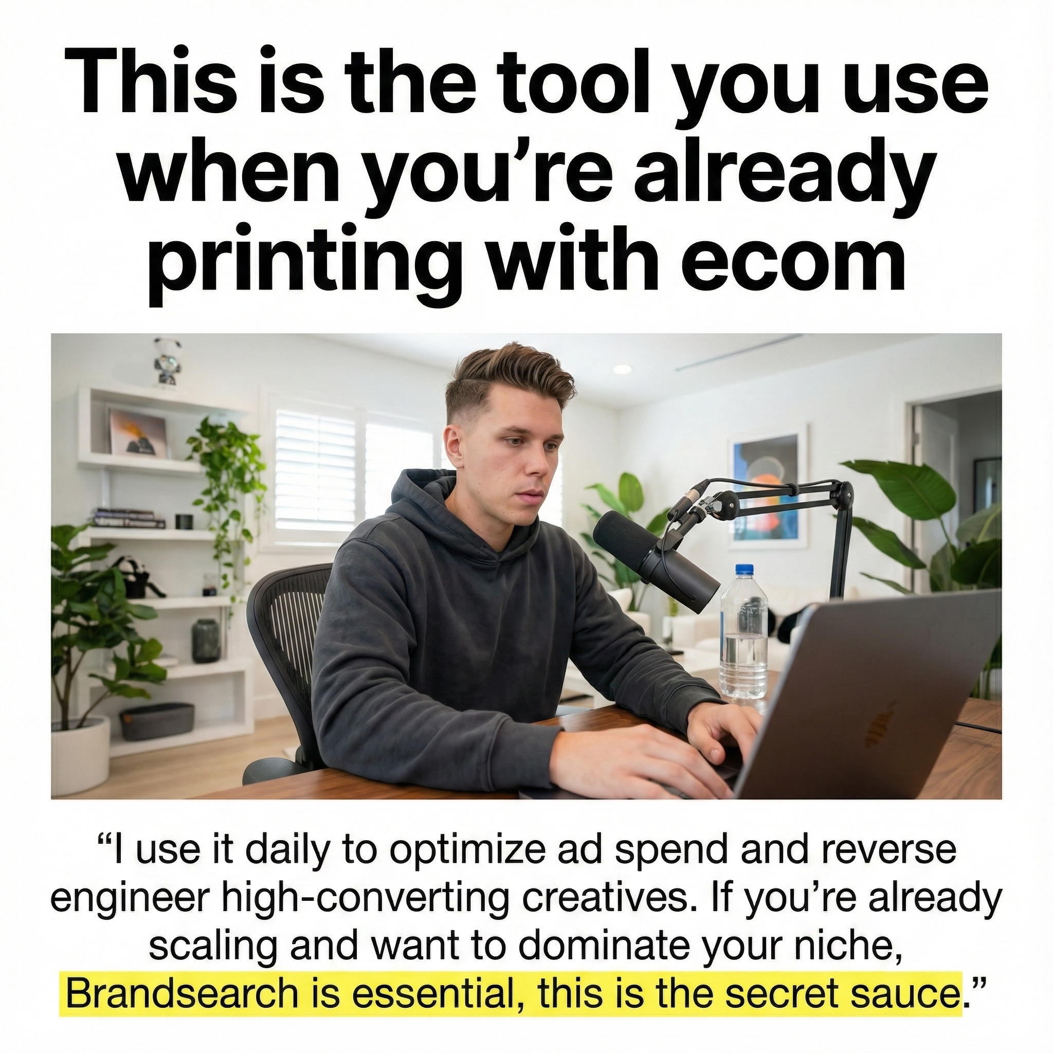 BrandSearch Facebook ad