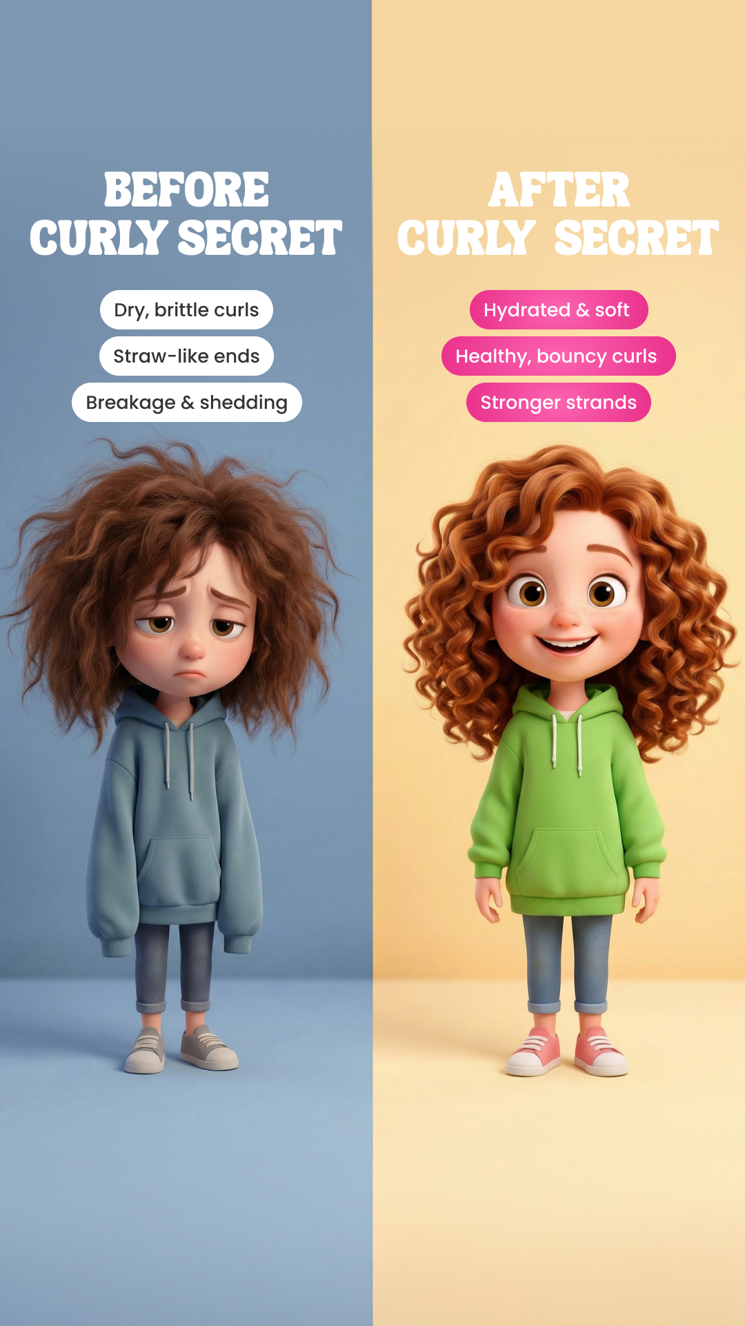 Curly Secret Facebook ad