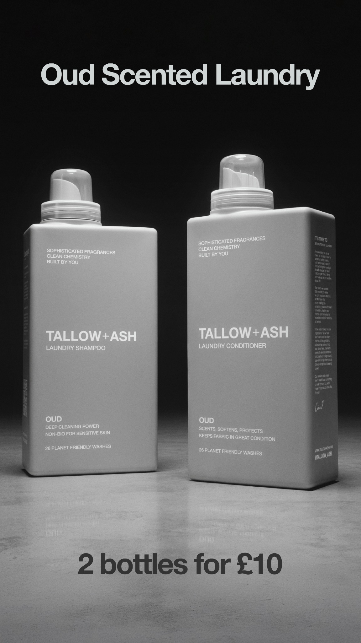 Tallow + Ash Facebook ad
