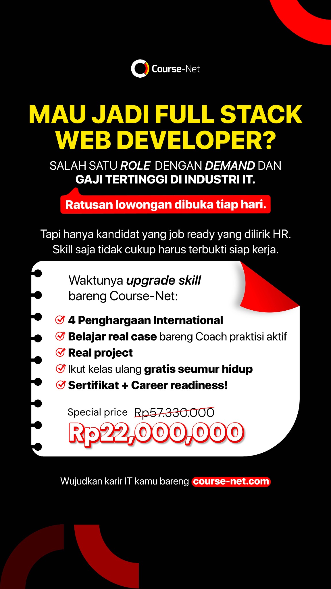 Course-Net Facebook ad