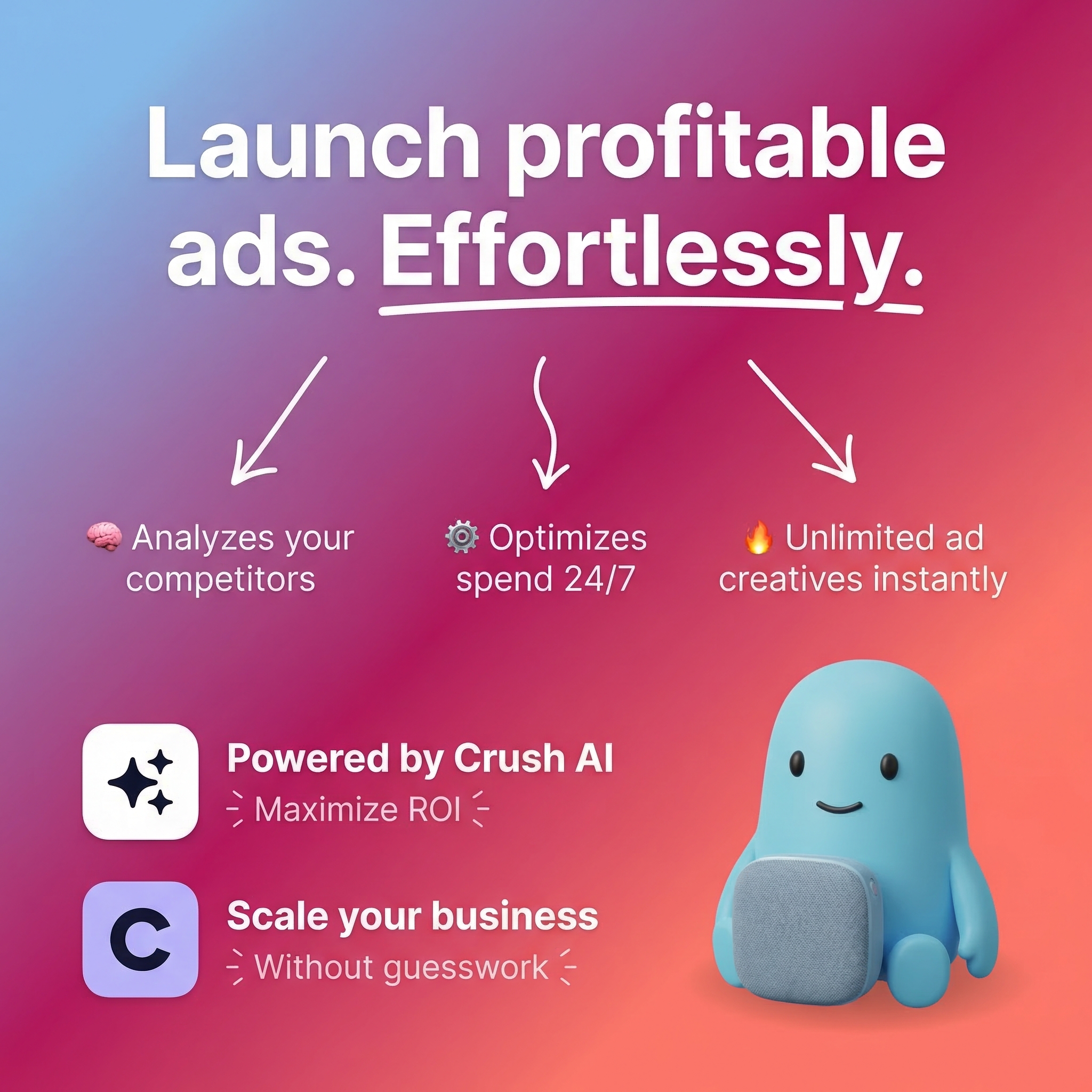 trycrush.ai Facebook ad