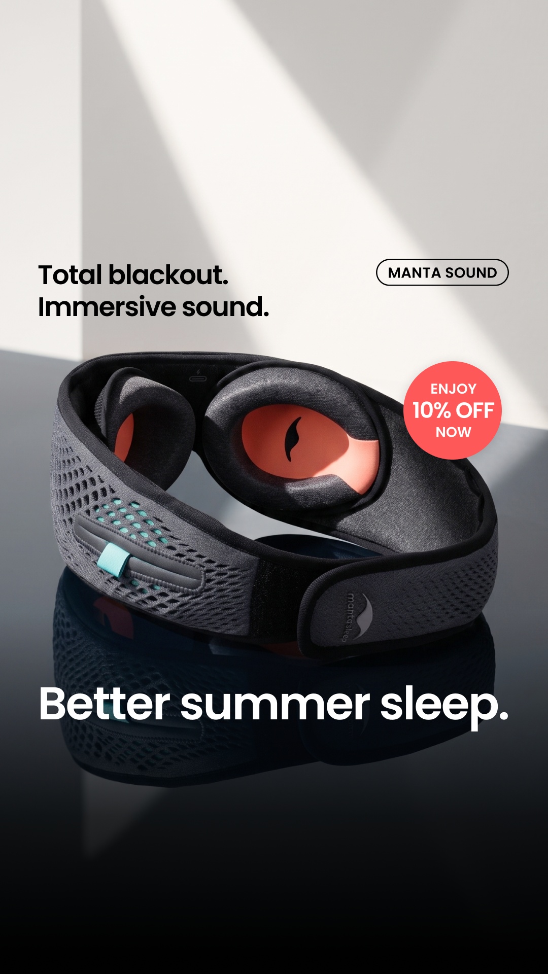 Manta Sleep Facebook ad