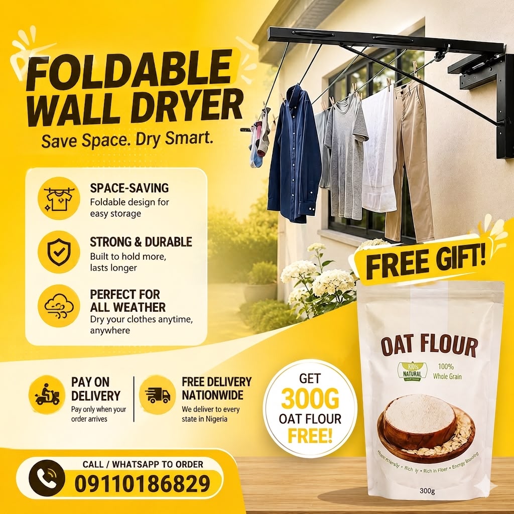 Dvon's Wares Facebook ad: Rainy weather and small spaces can make drying…