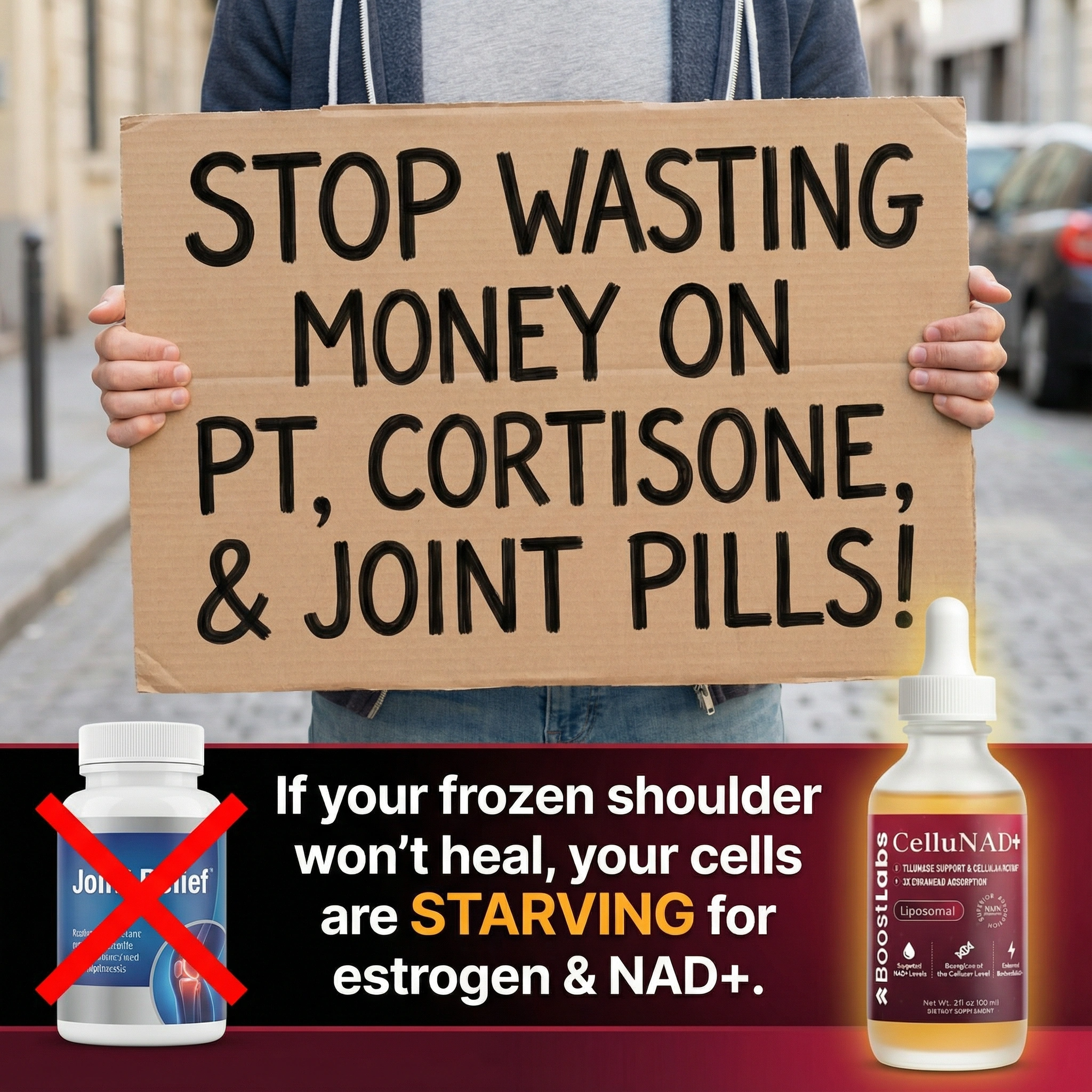 Sarah Mitchell Menopause Joint Expert Facebook ad