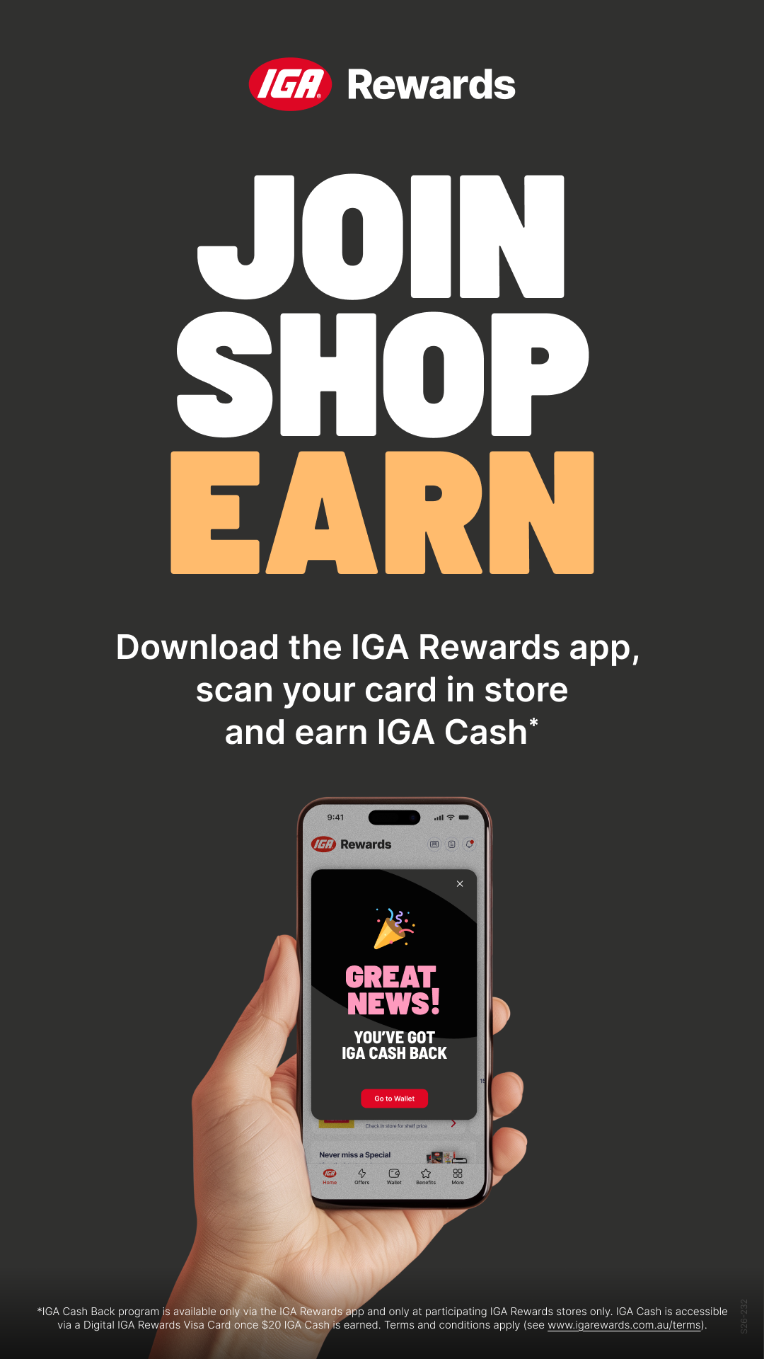 IGA Rewards Facebook ad