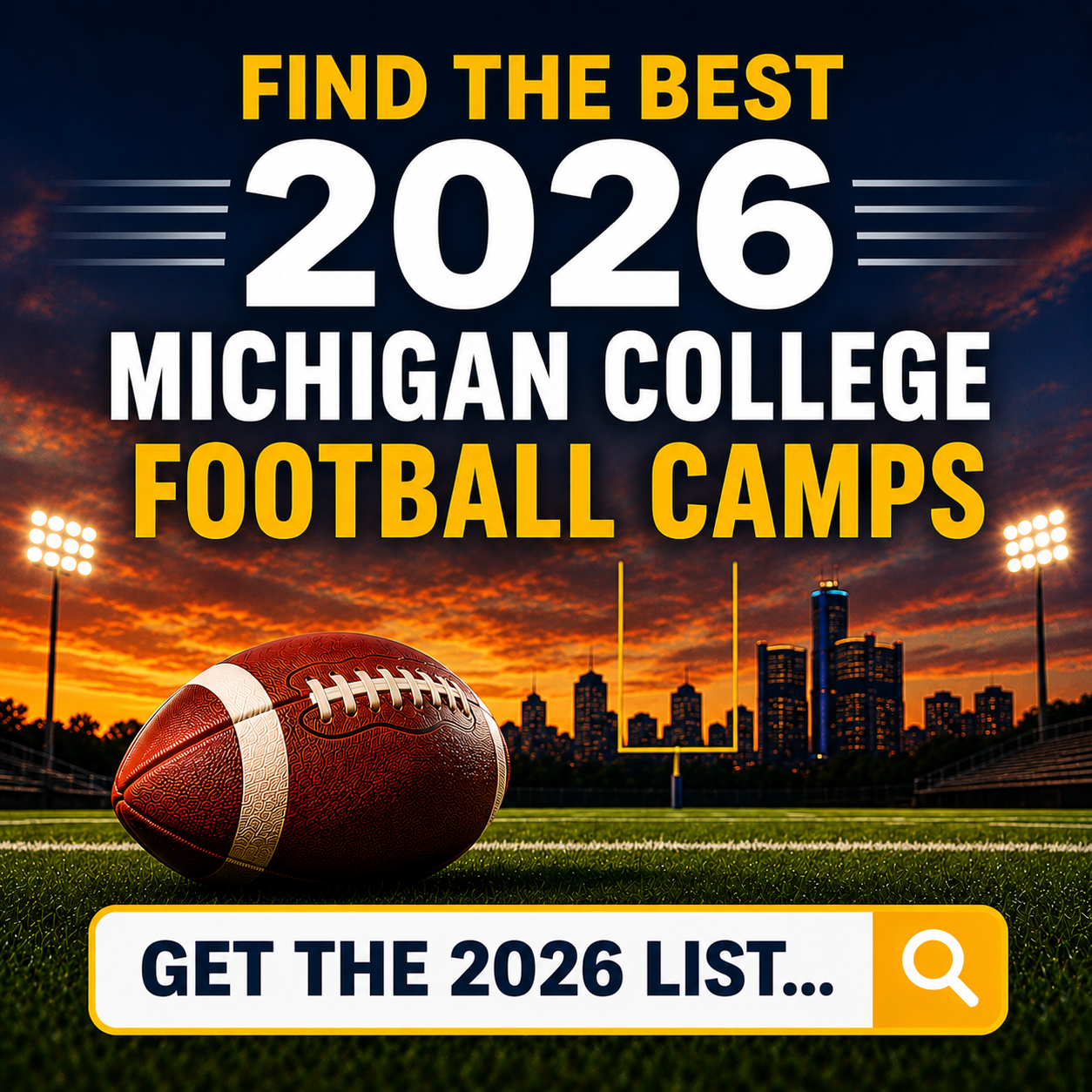 Aaron Weathers Facebook ad: Michigan College Football Camps Full List