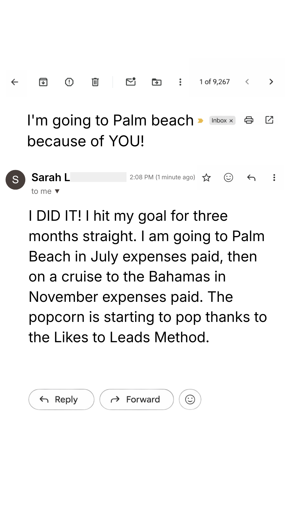 Jen Springer Facebook ad