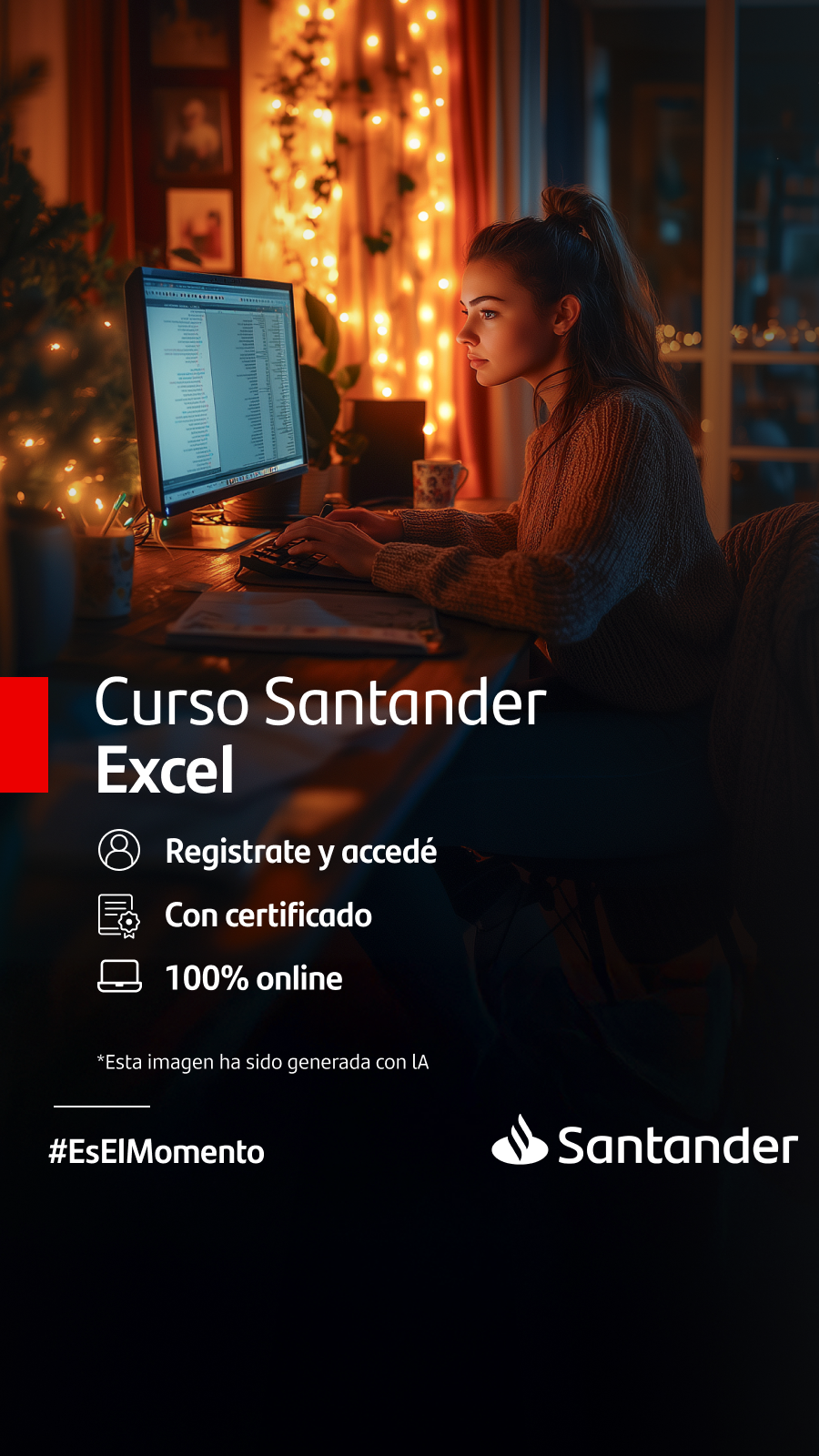 Santander Argentina Facebook ad