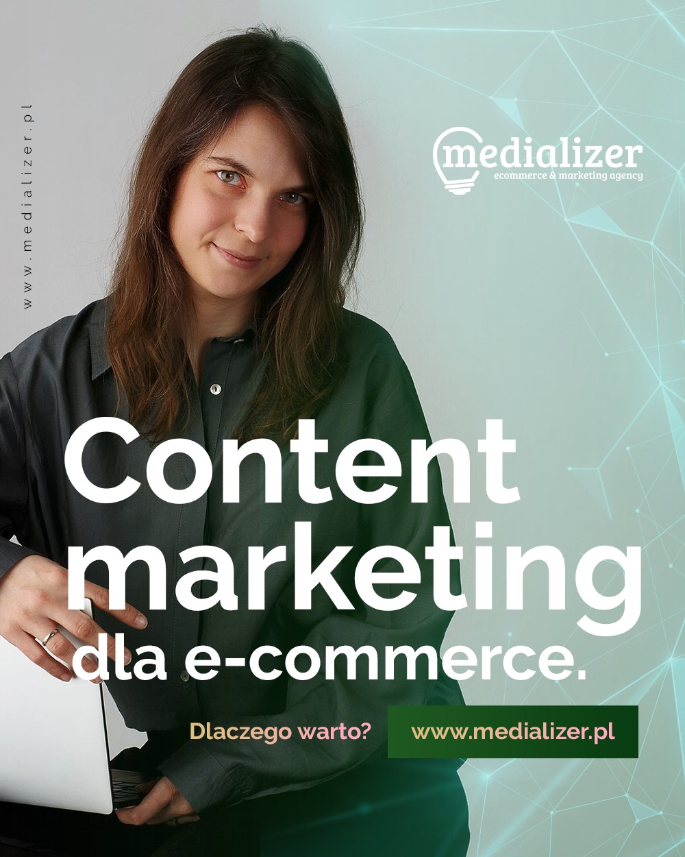 Medializer Facebook ad: Content marketing dla e-commerce, dlaczego warto?