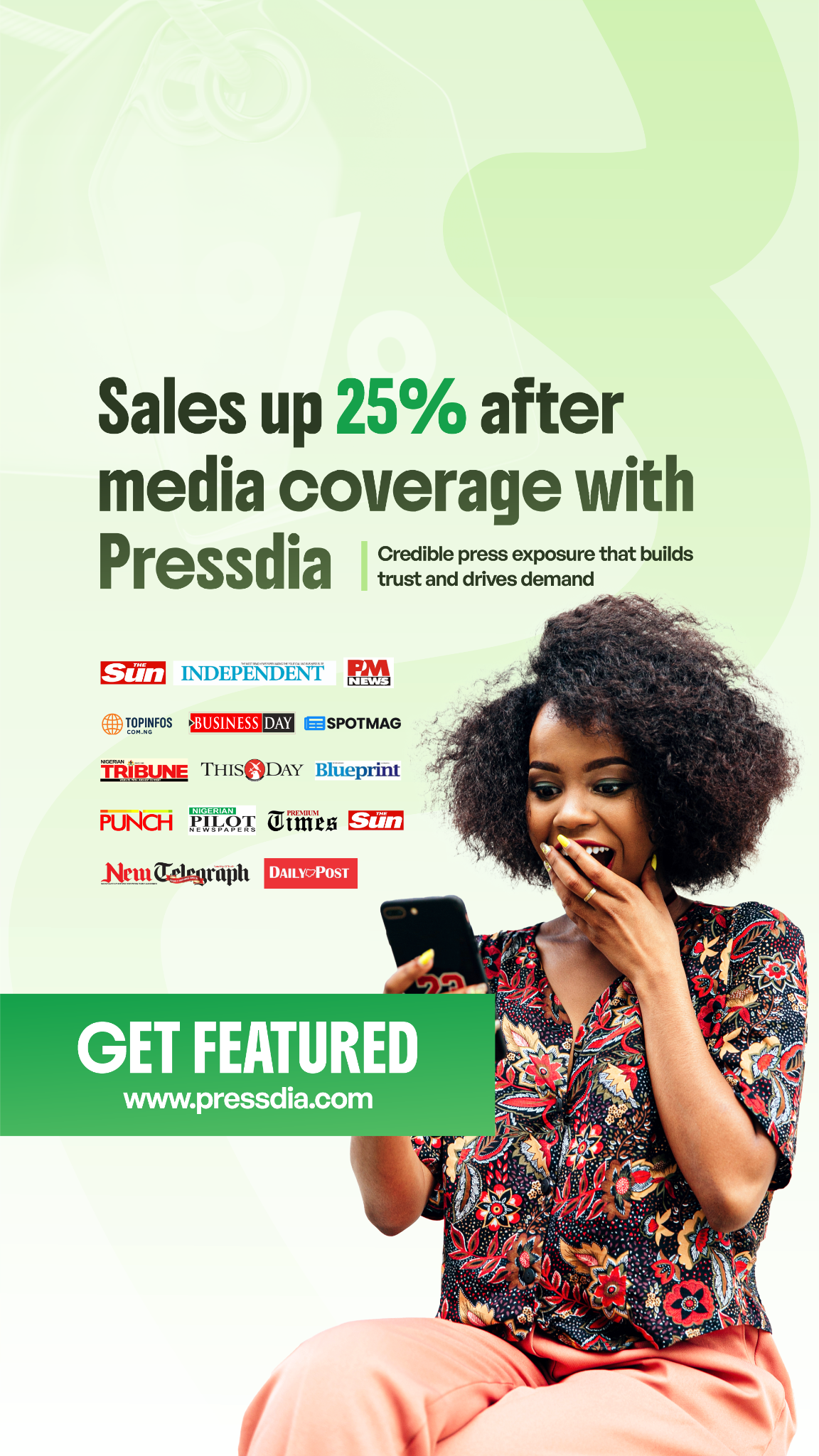 Pressdia Facebook ad