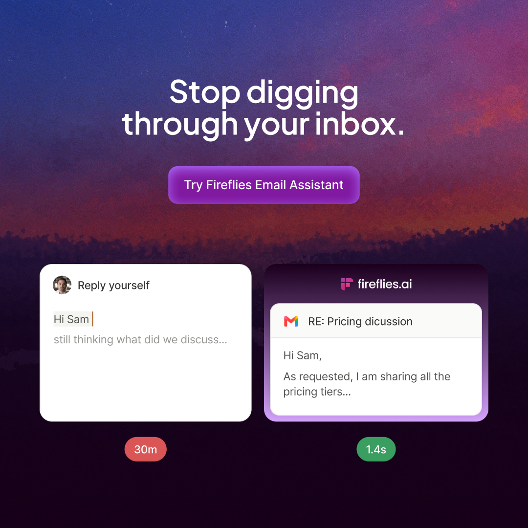 Fireflies.ai Facebook ad