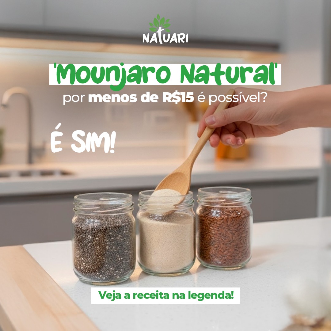 Natuari Facebook ad: Mounjaro Natural por menos de R$15?