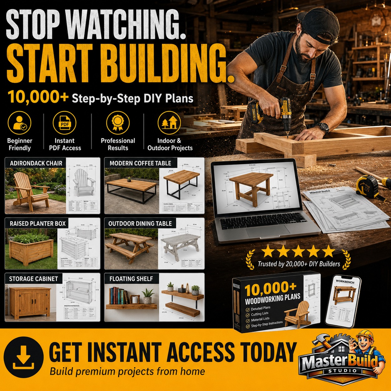 Master Build Studio Facebook ad: Stop Guessing. Start Building Like A Pro.