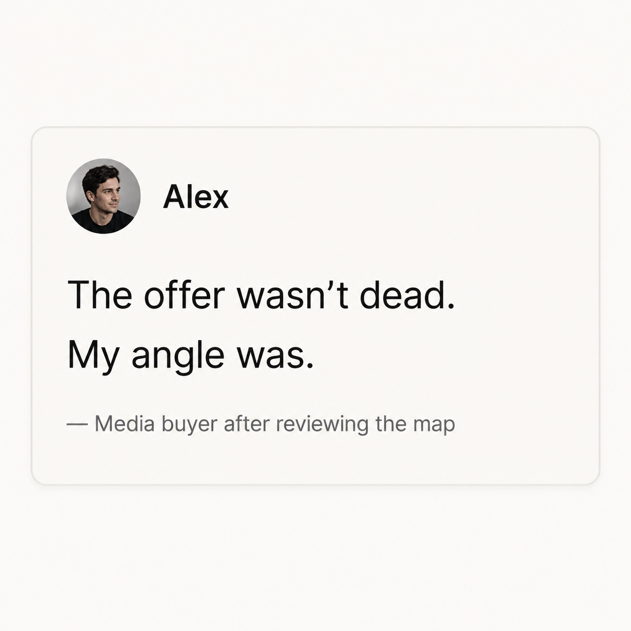 Anglestic Facebook ad