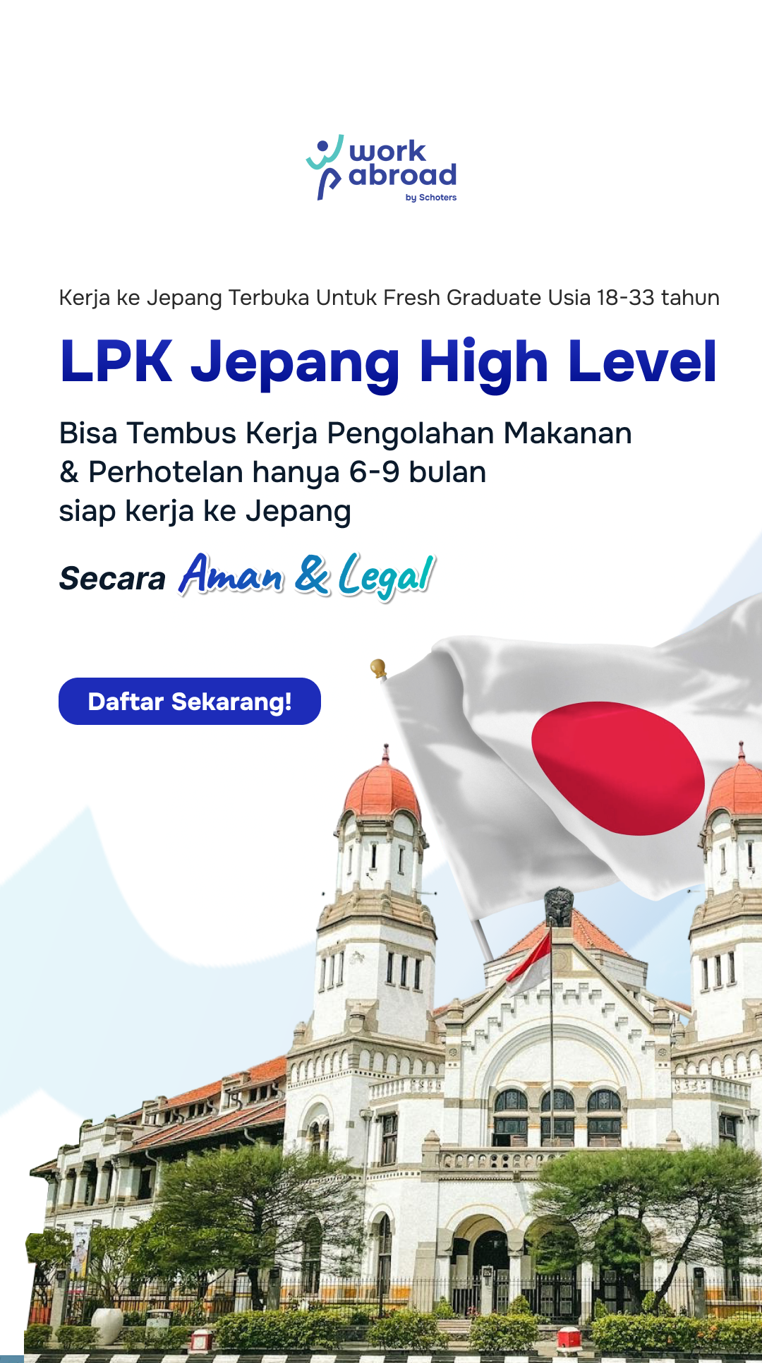 Work Abroad by Schoters Jawa Tengah Facebook ad