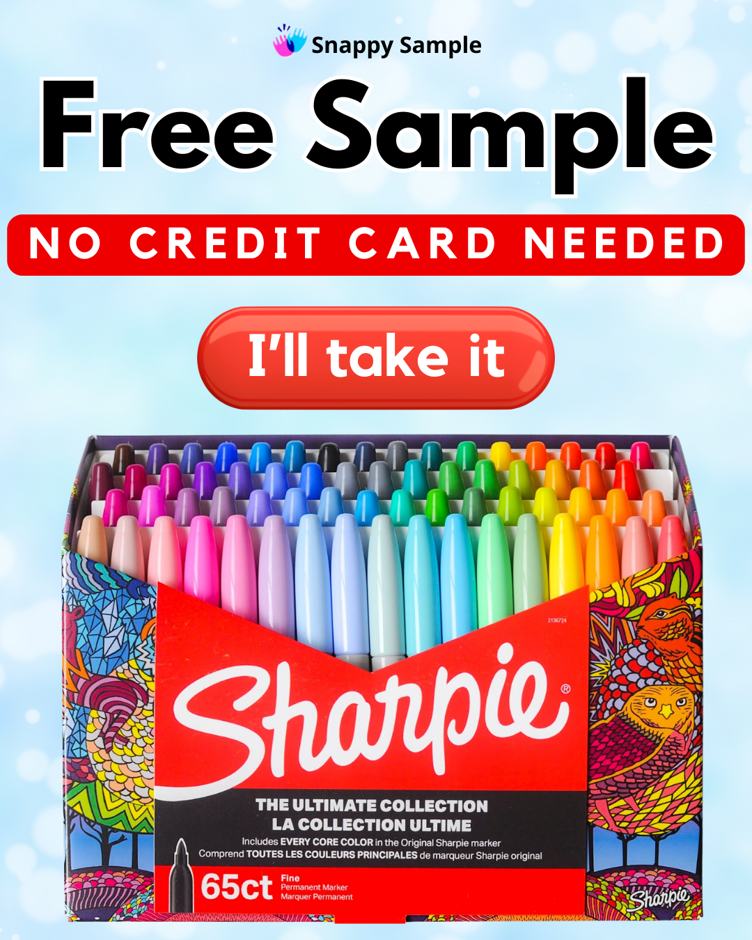 Exclusive Sample Zone Facebook ad: Limit 1 Per Household